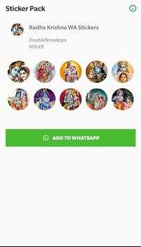 Radha Krishna WA Stickers screenshot 1