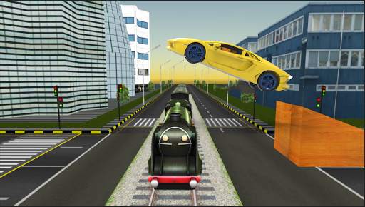 Train vs Car Racing - Professional Racing Game screenshot 9