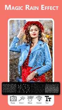 Magic Rain Photo Effect 1 تصوير الشاشة