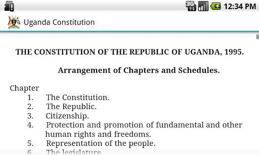 Uganda Constitution screenshot 8