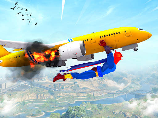 Bat Rope Hero City Rescue Game screenshot 7