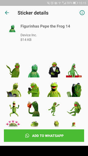 Pepe the Frog Stickers for Whatsapp 🐸 screenshot 6