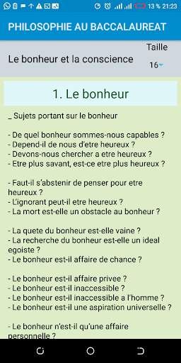 PHILOSOPHIE AU BACCALAUREAT screenshot 3