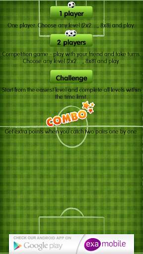 Football Memo Games screenshot 2