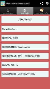 Phone SIM and Address screenshot 3