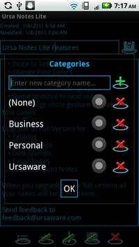 Ursa Notes Lite screenshot 4
