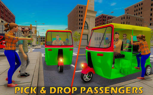 Tuk Tuk Driver Offroad Drive: Transport Passenger screenshot 14