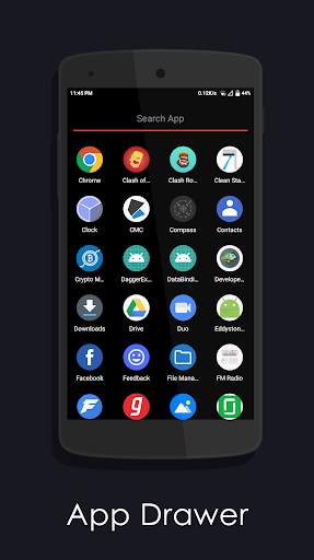 Amoled Launcher screenshot 4