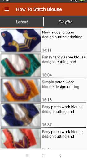 Blouse Cutting And Stitching Videos screenshot 1