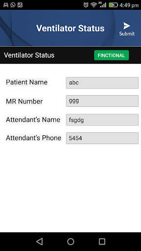 Ventilator Status screenshot 2