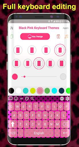 Black Pink Keyboard Themes स्क्रीनशॉट 4