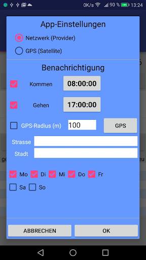 Saza: Zeiterfassung GPS Firma screenshot 5