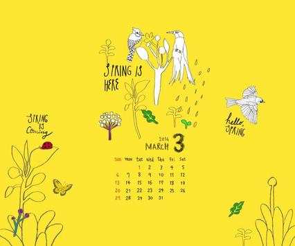 Lara Calendar03-Spring Is Here screenshot 1