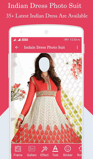 Indian Dress Photo Suit screenshot 2