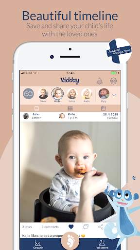 Kidday – mobile baby book screenshot 1