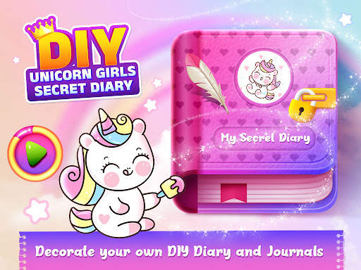 DIY Unicorn Girls Secret Diary screenshot 1
