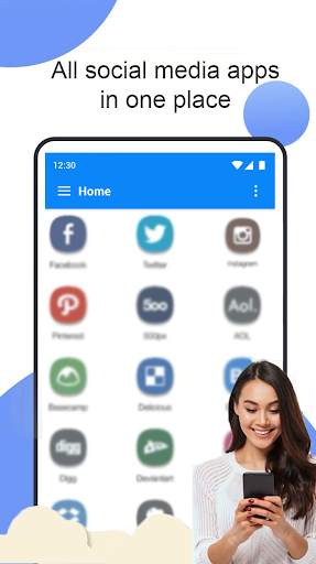 New Messenger for all messaging & social app screenshot 2