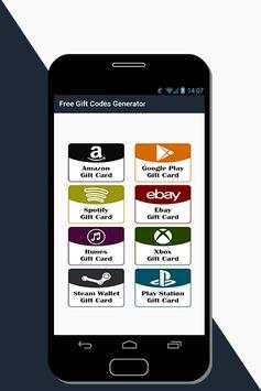 Free Gift codes Generator screenshot 4