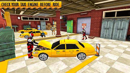 Robot Taxi Driver: New Taxi Driving Games 2020 screenshot 5