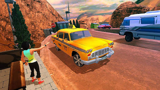 3D Taxi Driver - Hill Station screenshot 7
