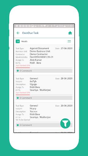 Fv Task Manager 8 تصوير الشاشة