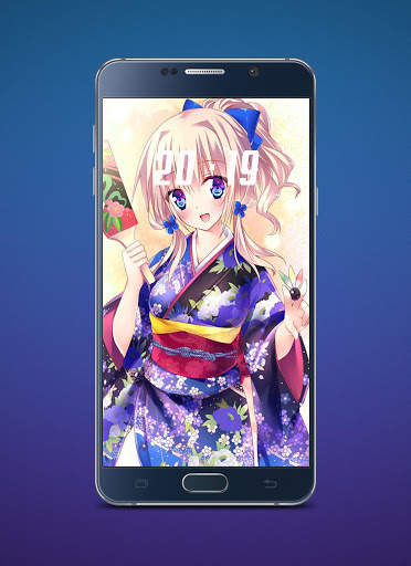 Kimono Anime Wallpaper screenshot 2