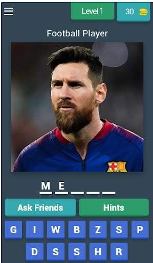 Guess The Football Player screenshot 1