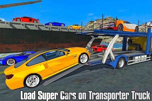 Super Car Transport Truck Drive 2018 screenshot 9
