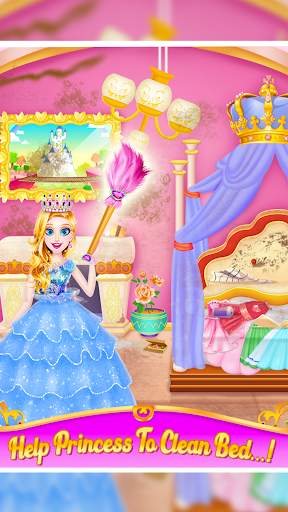 Princess house cleaning game screenshot 1