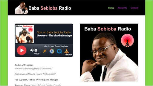 Baba Sebioba Radio screenshot 1