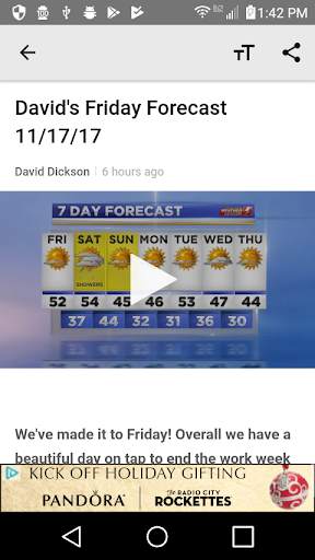 WDVM Weather - localDVM.com screenshot 3
