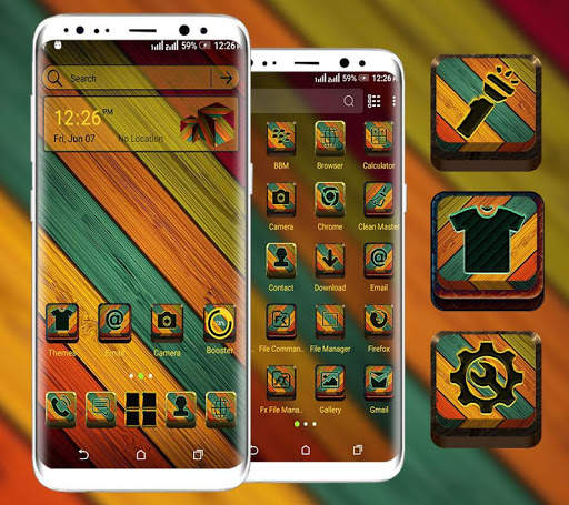 Colorful Stripes Theme screenshot 1