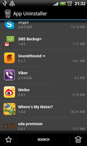 App Uninstaller 1 تصوير الشاشة