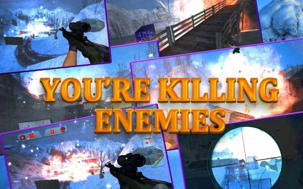 Snow Sniper Shooting 2017 screenshot 19