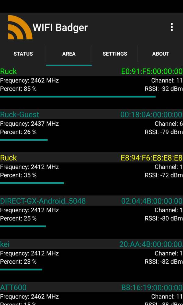 WIFI Badger - Scan and Roam screenshot 2
