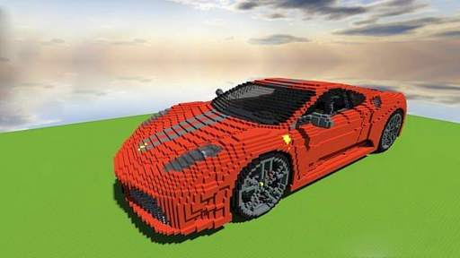 Lambo Gallardo for Minecraft cars MOD screenshot 3