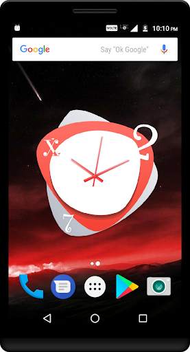 Red Clock Live Wallpaper screenshot 5