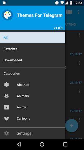 Themes for Telegram screenshot 2