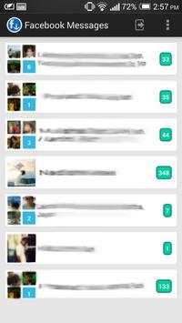 Message Backup for facebook screenshot 1