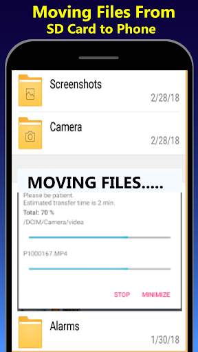 File Move Phone to SD card & Apps Share screenshot 1
