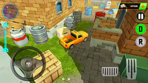 Real taxi driving game : Classic car parking arena screenshot 4