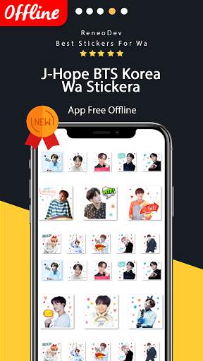 Jhope bts wa sticker screenshot 4