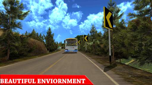 Modern Mountain Bus Driver : Uphill Coach Driving screenshot 14