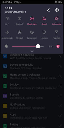 iOS Midnight Free - EMUI 9.0/9.1 Theme screenshot 4