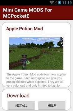 Mini Game MODS For MCPocketE स्क्रीनशॉट 6
