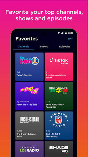 SiriusXM: Music, Sports & News screenshot 4