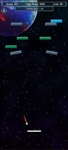 Brick Breaker Galaxy screenshot 1