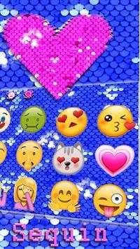 Glitter Sequins Keyboard Theme screenshot 3