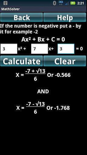 Math Algebra Solver Calculator screenshot 2