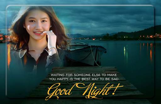 Good Night Photo Frames screenshot 1